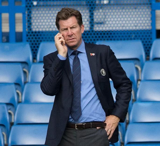 Steve Atkins, Chelsea press officer, on a phone call.