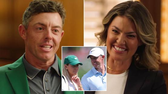 Rory McIlroy doesn’t name-check wife Erica as part of ‘close-knit support system’ in interview with Amanda Balionis