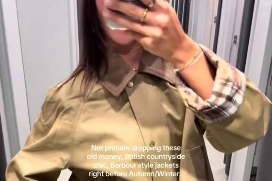 I found a pricey-looking Barbour dupe jacket in Primark for £80 cheaper – it comes in 2 colours & is ideal for autumn