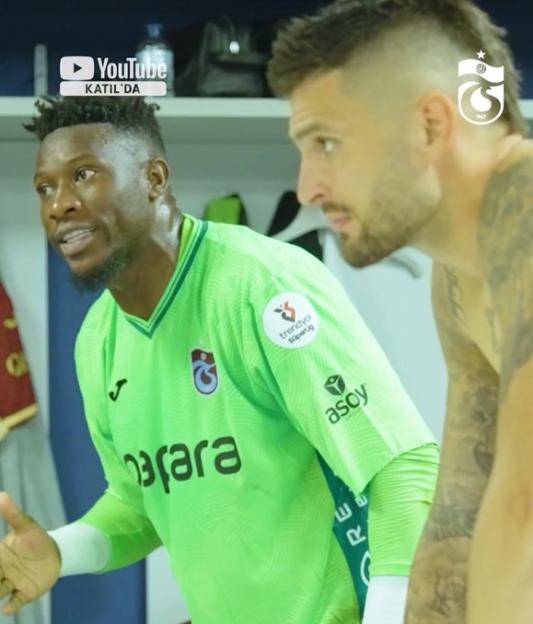 Watch Onana’s passionate Trabzonspor dressing room speech but Man Utd fans joke ‘only been there one training session’