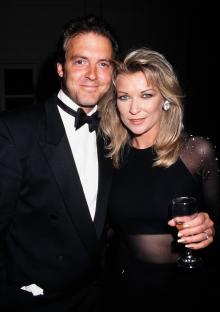 Peter Amory and Claire King at the 1997 TV Quick Awards.