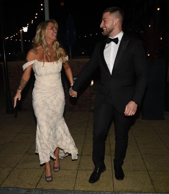 Kerry Katona Packs On The PDA With New Boyfriend Paolo Margaglione At The Trauma Research Charity Event In Manchester - 26 Oct 2025