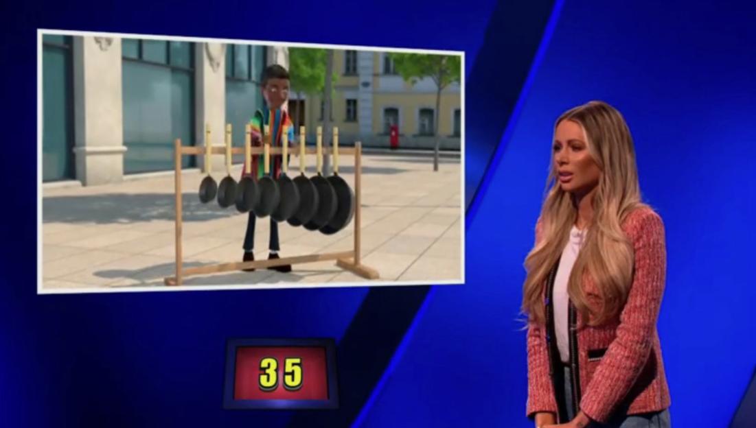 Olivia Attwood on Celebrity Catchphrase.