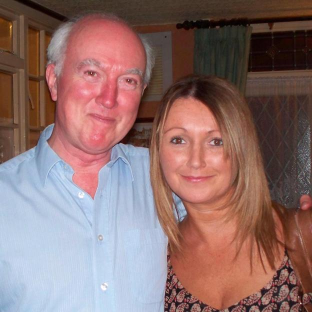 Claudia Lawrence and her father Peter.