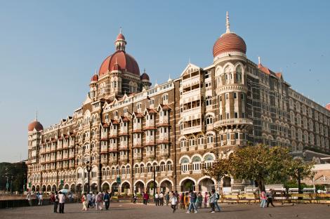 The Taj Mahal Palace Hotel in Mumbai, India.