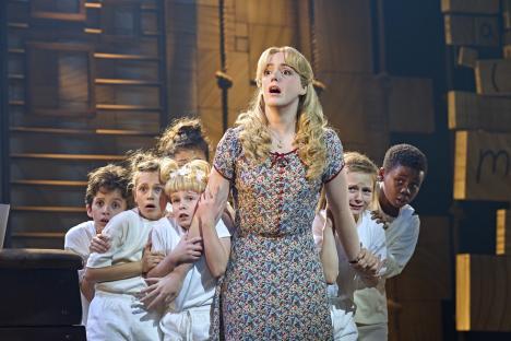 Lauren Byrne as Miss Honey in Matilda The Musical.