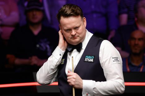 Shaun Murphy of England during a snooker match.