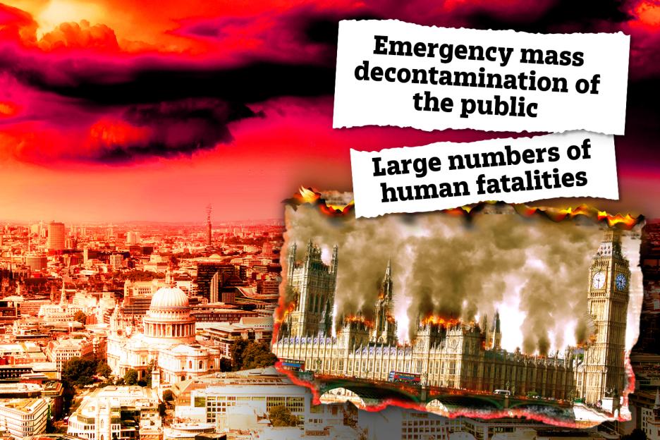 Secret docs reveal London disaster plan for nuke blitz… from contaminated bodies stripped to victims held in ‘Hot Zones’