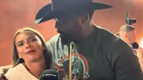 ‘Don’t come at me like that’ – Awkward moment Derek Chisora is rejected by woman after asking her out for dinner