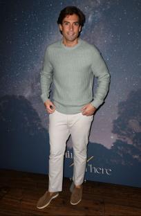 Mandatory Credit: Photo by Jack Dredd/Shutterstock (14162401m) James Argent Brogan Garitt Smiths Podcast 'Getting Their' Recording, London, UK - 22 Oct 2023