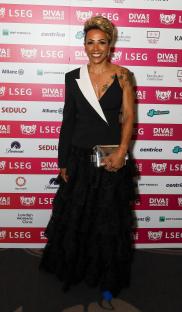 Dame Kelly Holmes at the Diva Awards.