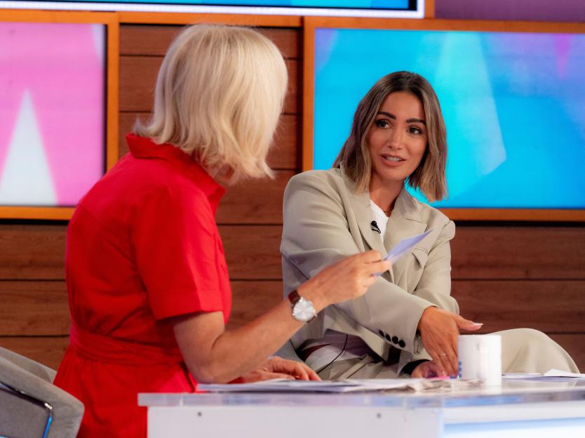 Frankie Bridge and Jane Moore