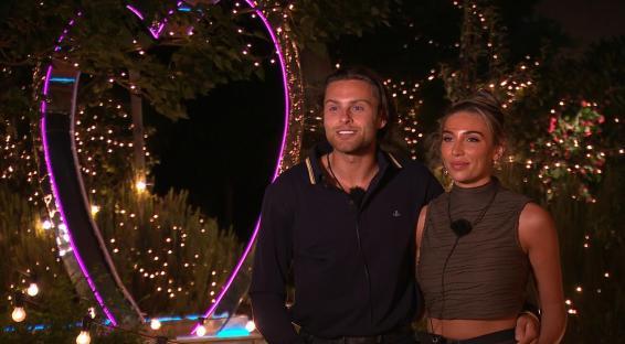 Casey O'Gorman and Rosie Seabrook leaving the Love Island villa.