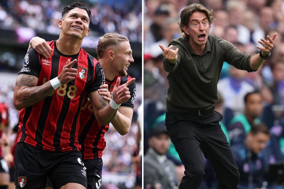 Tottenham 0 Bournemouth 1: Spurs’ 100% record shattered and lucky to lose by just one as Cherries move into Euro hunt