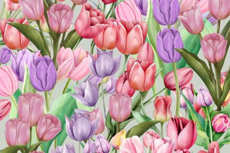 Everyone can spot the tulips but only those with a high IQ and eyes of a hawk will find the pearl necklace in 30 seconds