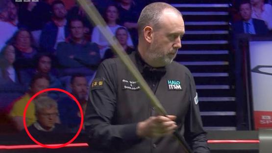 Ex-Match of the Day star spotted in crowd watching Zhao Xintong vs Mark Williams in World Snooker Championship final