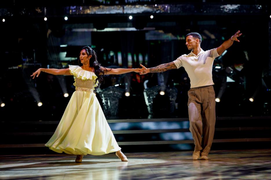 Dr Punam Krishan and Gorka Marquez dancing on Strictly Come Dancing.