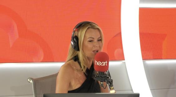 Amanda Holden on Heart Breakfast radio show.