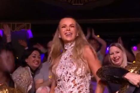 BGT’s Amanda Holden looks incredible as she flashes flesh in white cut-out minidress for semi-finals