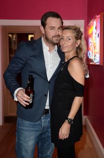 Danny Dyer and his wife Joanne Mas at a film screening.