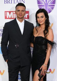 Jermaine Jenas and Ellie Penfold at the Pride of Britain Awards.