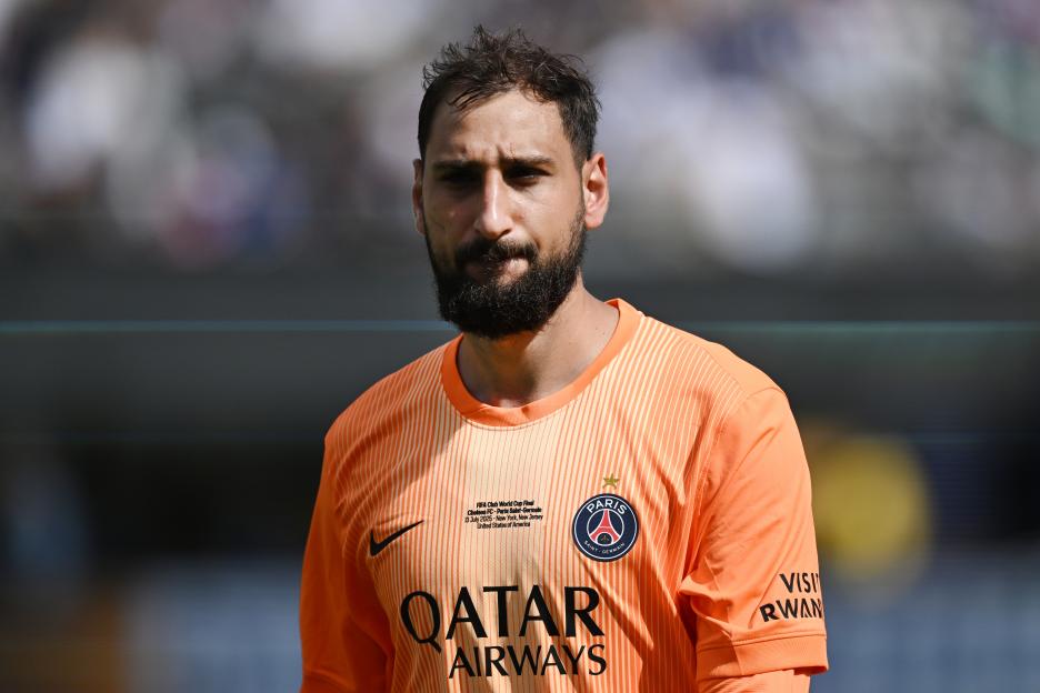Gianluigi Donnarumma of Paris Saint-Germain at the FIFA Club World Cup final.