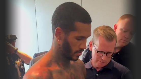 Chris Eubank Jr more than an hour late for Conor Benn weigh-in as fans say he is ‘playing mind games’