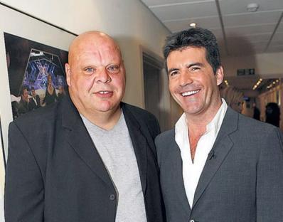 Simon Cowell with Tony Adkins his bodyguard https://x.com/REALTONYADKINS