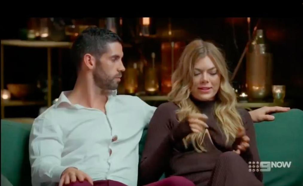 Ryan and Jacqui with Alessandra from Married at First Sight Australia.