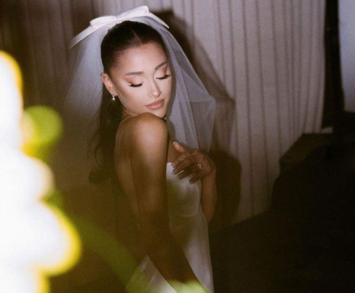 Ariana Grande Has Released Pictures From Her Surprise At-Home Wedding