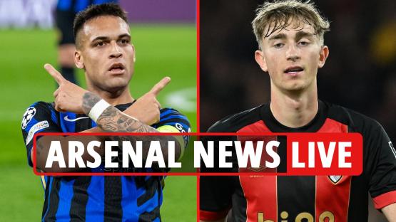 Arsenal transfer news LIVE: Dean Huijsen talks, Gunners ‘willing to pay £128m for Lautaro Martinez’, HUGE Sane blow