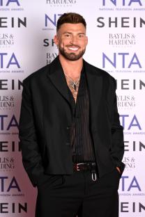 Jake Quickenden at the National Television Awards.