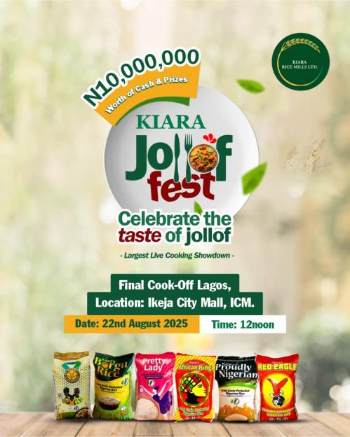 Kiara Rice Brings the Joy to Lagos with the Grand Finale of the “World Jollof Fest”