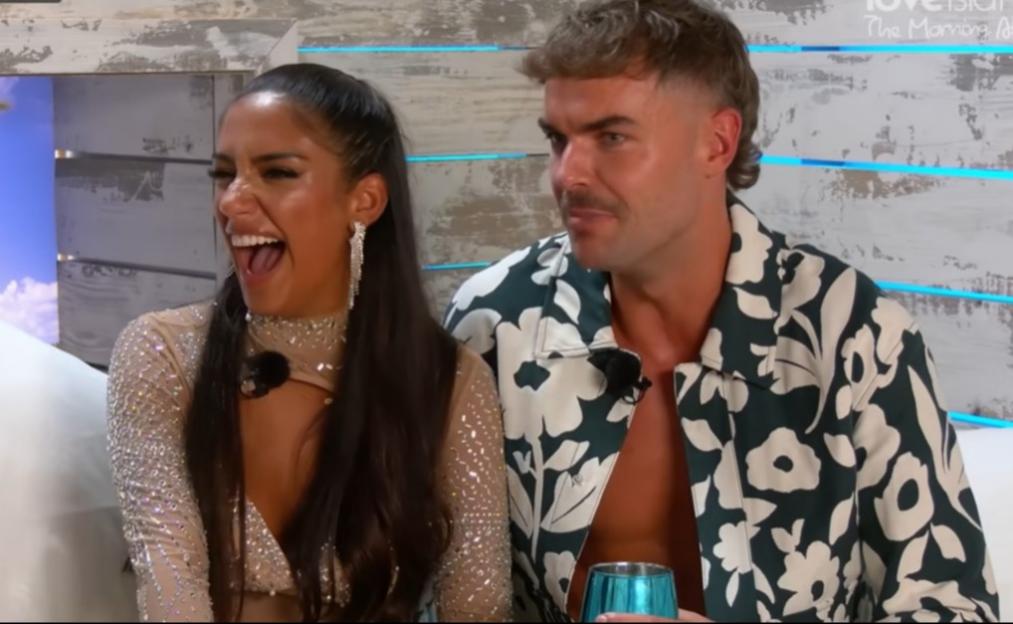 Shakira and Harry from Love Island.