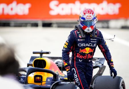 Max Verstappen at the Circuit de Barcelona-Catalunya.