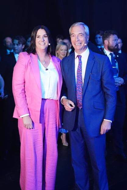 Lucy Connolly blasts ‘broken’ prison system that failed her as she joins Nigel Farage on stage