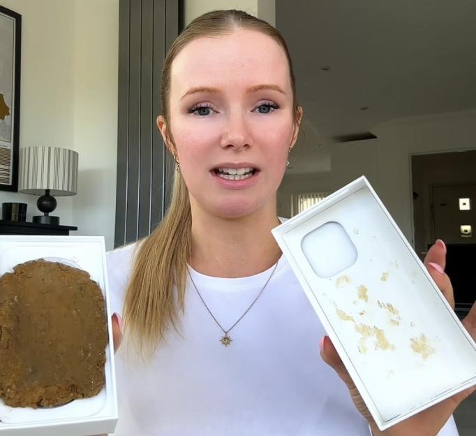 Pregnant mum left horrified after ordering a £1.4k iPhone on Amazon & receiving something REALLY vile instead 