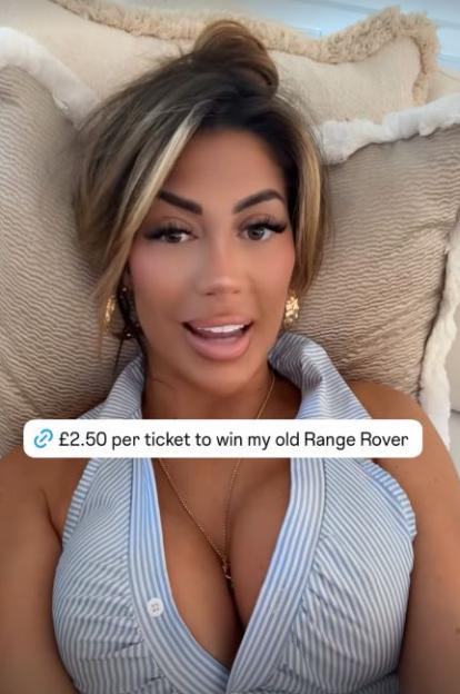 Geordie Shore star flogging old Range Rover in £2.50 a pop raffle after being branded ‘fame-hungry’ by her new boyfriend