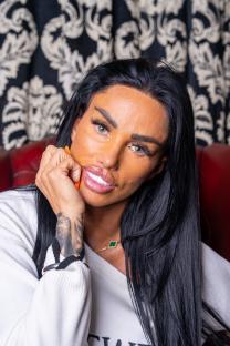 Katie Price speaking at the Cambridge Union.