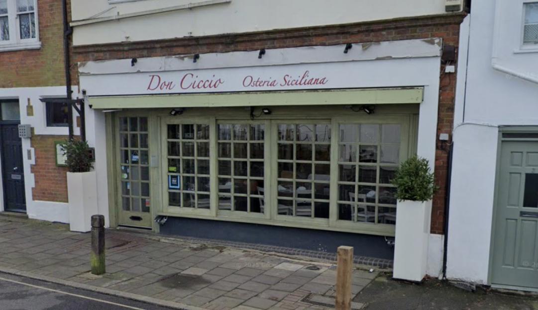 Don Ciccio Osteria Siciliana restaurant storefront.
