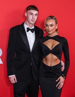 Cole Palmer and Connie Grace at the GQ Men of the Year Awards.