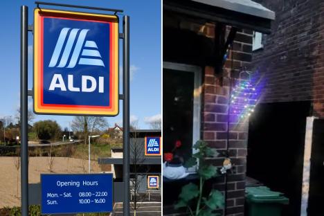 I added a gorgeous glow to my front door with an £5 Aldi buy – they cost nothing to run, work in winter & last for years