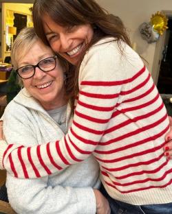 Catherine Zeta-Jones and her mother.