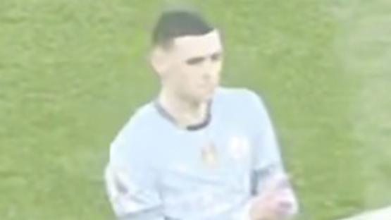New footage shows Phil Foden’s reaction to Man Utd fans’ sick chant aimed at his mum