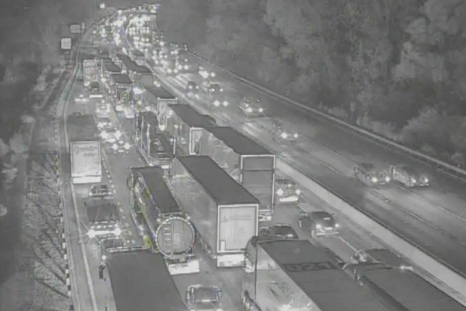 M1 Traffic Standstill: Multi-Vehicle Crash Causes Rush Hour Mayhem for Commuters and Half-Term Travelers