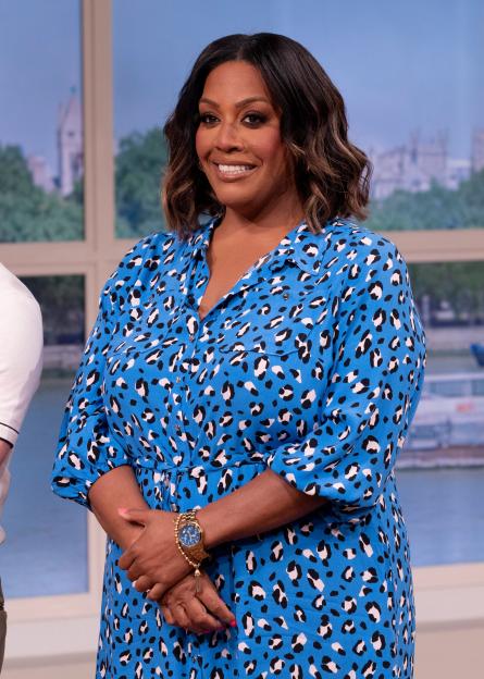 Alison Hammond on the TV show 'This Morning'.