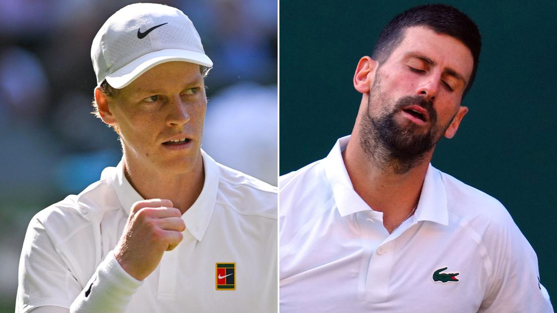 Jannik Sinner demolishes Novak Djokovic in straight sets to set up mouthwatering Wimbledon final against Carlos Alcaraz