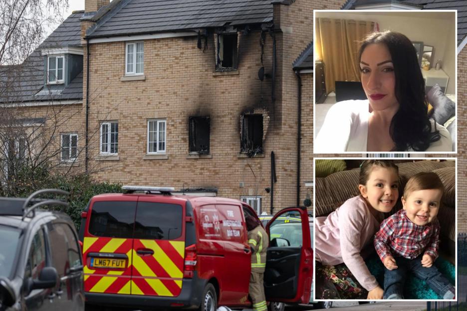 I escaped horror house fire that killed my two kids – trolls said I should have saved them… but I couldn’t breathe
