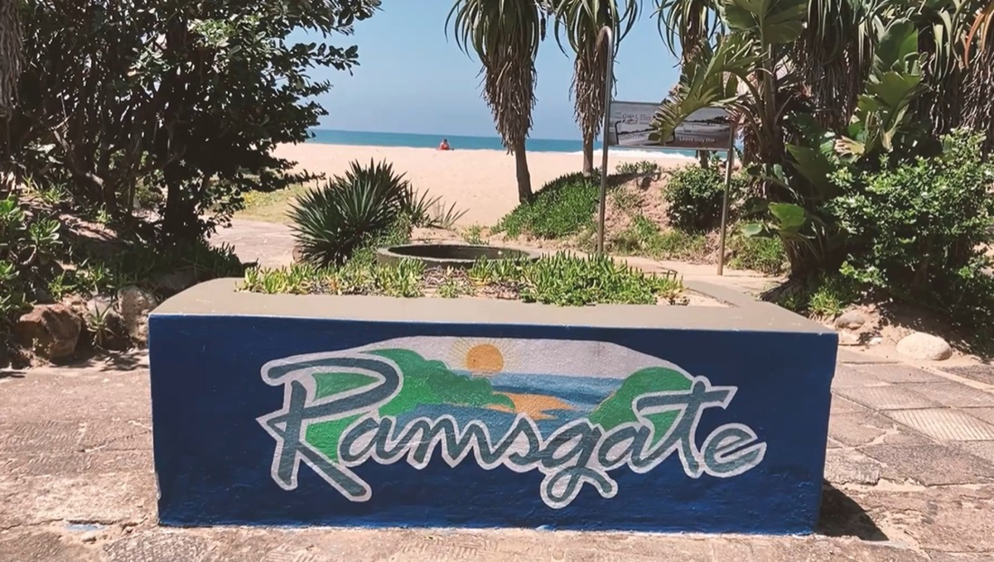 Ramsgate beach mural.