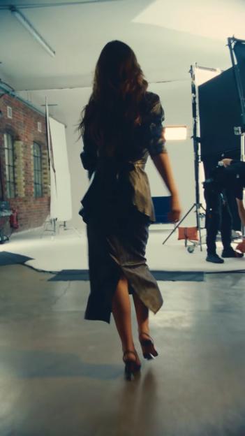 Cheryl Cole in a Nivea advertisement.